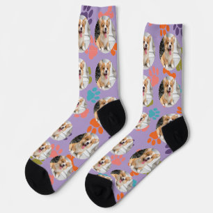 Chaussette Chaussettes photo personnalisées avec empreintes d