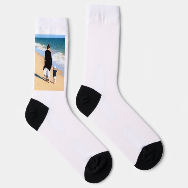 Chaussette Chaussettes photo personnalisées Conception de vos (Droite)