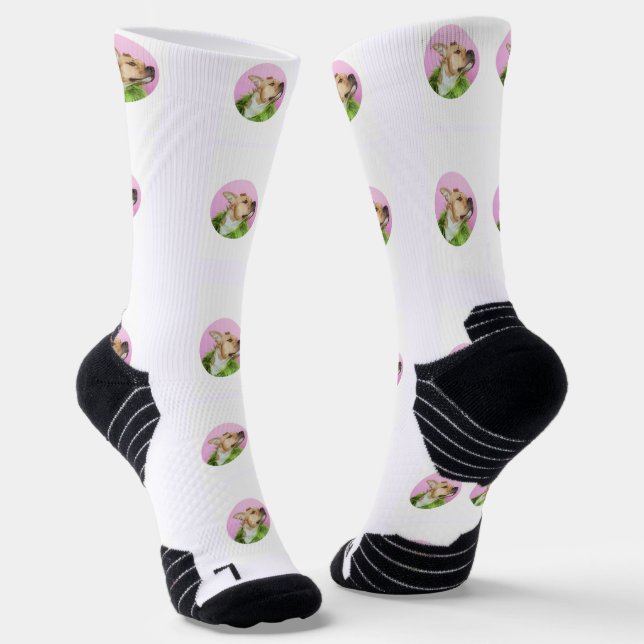 Chaussette Chaussettes photo personnalisées pour animaux (Angulaire)