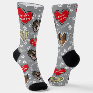 Chaussette Chaussettes photo personnalisées pour chien | Chau