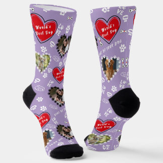 Chaussette Chaussettes photo personnalisées pour chien | Chau