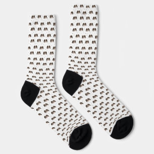 Chaussette Chaussettes photo personnalisées visage chien avec