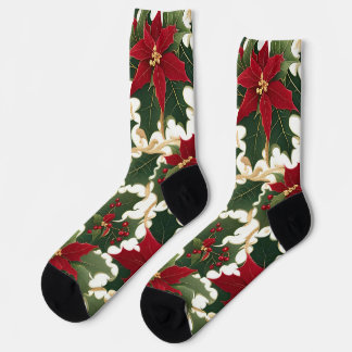 Chaussette chaussettes plantes de noël à gogo