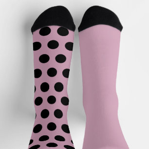 Chaussette Chaussettes Polka Dot Mal Correspondantes (Rose et