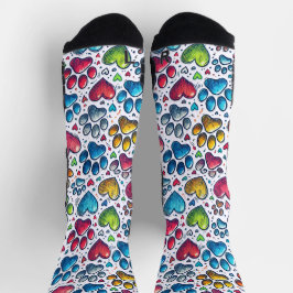 Chaussette Chaussettes pour amateurs de chats à motif d'empre