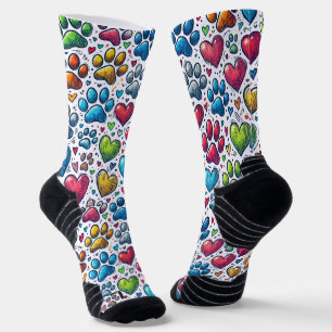 Chaussette Chaussettes pour amateurs de chats à motif d'empre