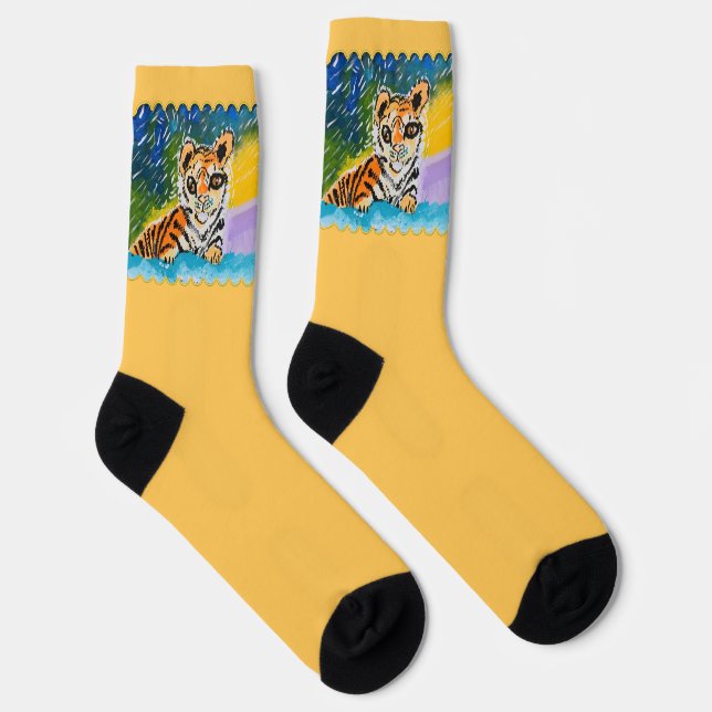 Chaussette Chaussettes pour bébé Tiger Crew (Droite)