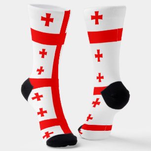 Chaussette Chaussettes pour femmes avec le drapeau de la Géor