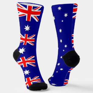 Chaussette Chaussettes pour hommes avec drapeau d'Australie.