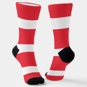 Chaussette Chaussettes pour hommes avec drapeau d'Autriche.