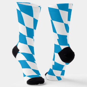 Chaussette Chaussettes pour hommes avec drapeau de Bavière, A