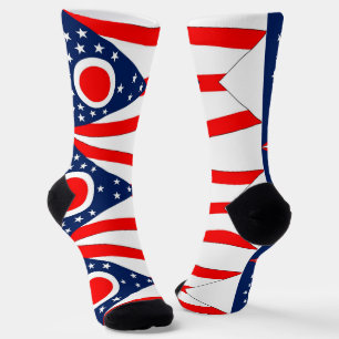 Chaussette Chaussettes pour hommes avec drapeau de l'Ohio