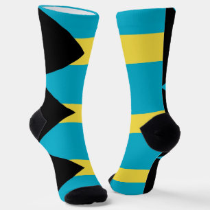 Chaussette Chaussettes pour hommes avec drapeau des Bahamas