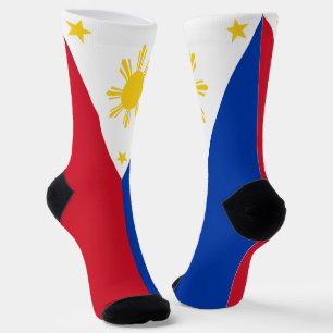 Chaussette Chaussettes pour hommes avec drapeau des Philippin
