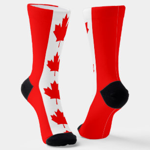 Chaussette Chaussettes pour hommes avec drapeau du Canada