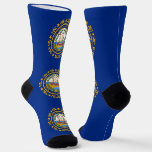 Chaussette Chaussettes pour hommes avec drapeau du New Hampsh