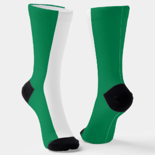 Chaussette Chaussettes pour hommes avec drapeau du Nigeria