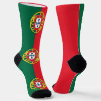 Chaussettes pour hommes avec drapeau du Portugal