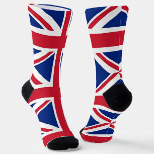 Chaussette Chaussettes pour hommes avec drapeau du Royaume-Un