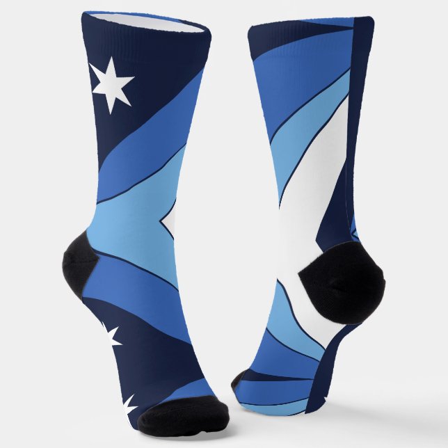 Chaussette Chaussettes pour hommes avec le drapeau de Columbi (Angulaire)