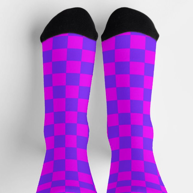 Chaussette Chaussettes pourpres et roses (Haut)