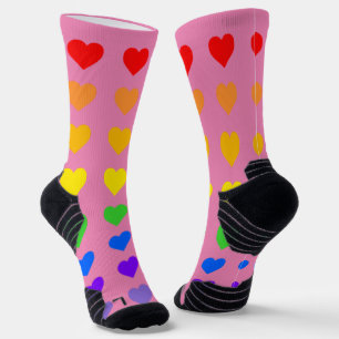 Chaussette Chaussettes Rainbow Hearts