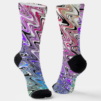 Chaussette Chaussettes Rainbow Waves