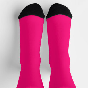 Chaussette Chaussettes rose vif tout-imprimées Chaussettes de