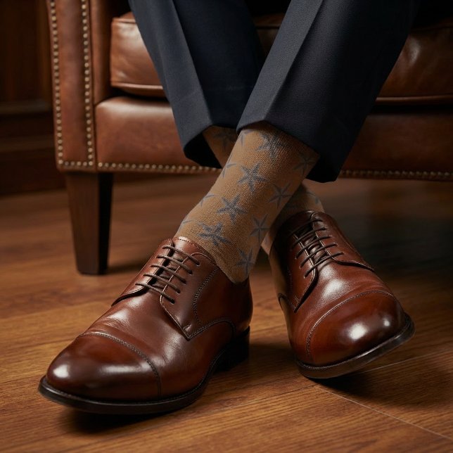 Chaussette Chaussettes Rustiques Western Plain Stars (Créateur téléchargé)