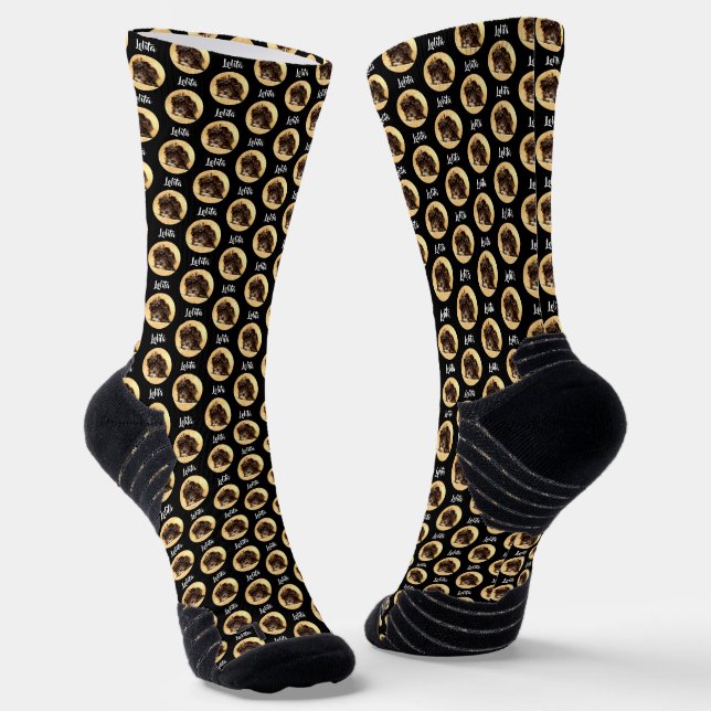 Chaussette Chaussettes Schnoodle Avec Texte (Angulaire)