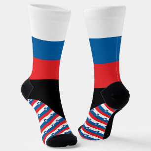 Chaussette Chaussettes Slovénie, couleurs du drapeau slovène