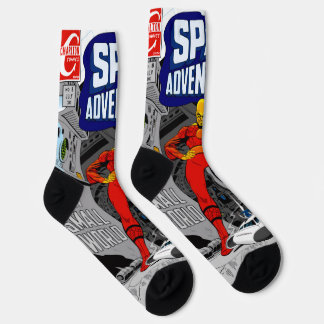 Chaussette Chaussettes Space Adventures des années 60