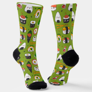 Chaussette Chaussettes Sushi Cute Kawaii