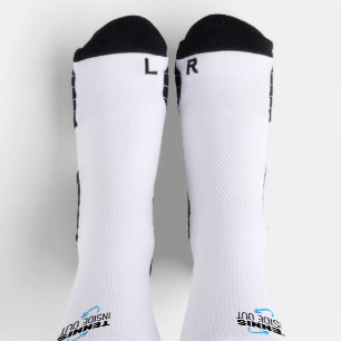Chaussette Chaussettes Tennis Intérieur Extérieur Logo