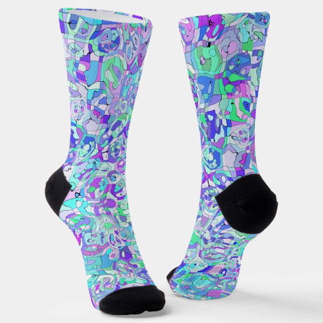 Chaussette Chaussettes Tons de Bijoux (Angulaire)