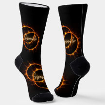 Chaussettes tout-sur-impression