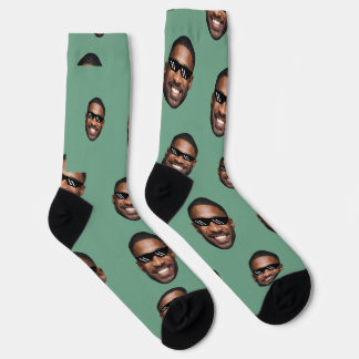 Chaussette Chaussettes vert mousse entièrement personnalisées