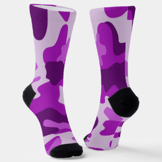 Chaussette Chaussettes violettes Camo