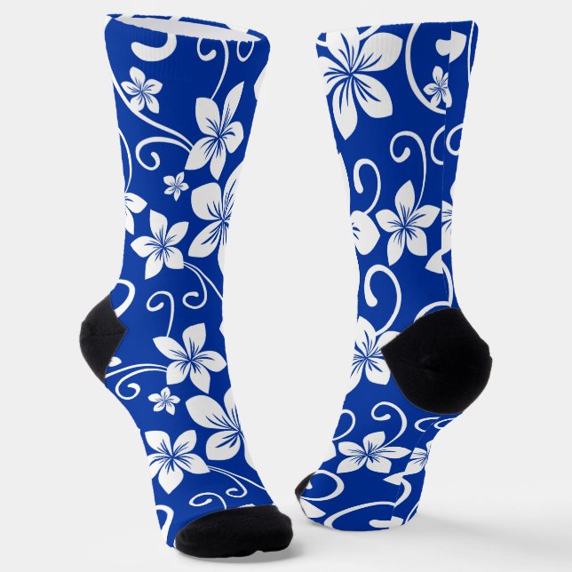 CHAUSSETTE CHAUSSURES BLEU HAWAII (BLEU ROYAL) (Angulaire)