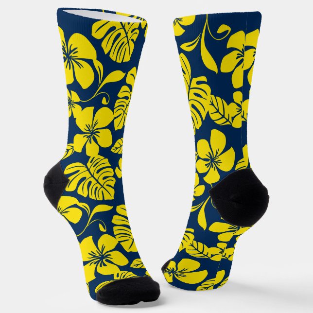 CHAUSSETTE CHAUSSURES DE BIKINI ROSE (BLEUE/JAUNE MARINE) (Angulaire)