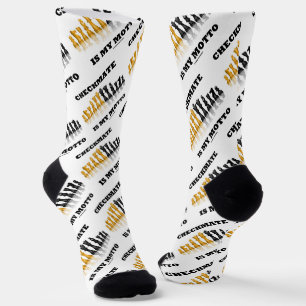 Chaussette Checkmate Est Ma Devise Reflective Jeux D'Échecs