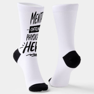 Chaussette Chemise d'introverti hors ligne mentalement