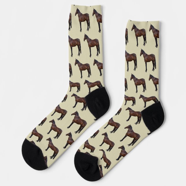 Chaussette Cheval Morgan de Profil (Gauche)