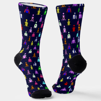 Chaussette Cheval Racing Jockey Soies
