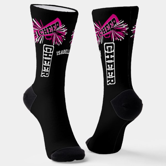 Chaussette Cheveux rose, blanc et noir (Angulaire)