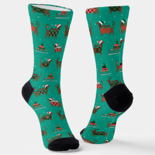 Chaussette Chien de Noël Dachshund