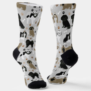 Chaussette Chih Tzu Chiens Paws et Chaussettes os