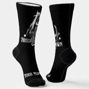 Chaussette Chin up talons bas cowgirl cheval amoureux équitat