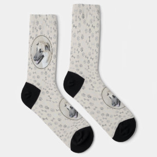 Chaussette Chinook (oreilles d'hélicoptère) Peinture - Chien 