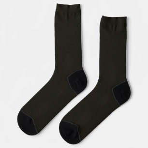 Chaussette Chocolat noir (couleur solide)
